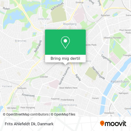 Frits Ahlefeldt Dk kort