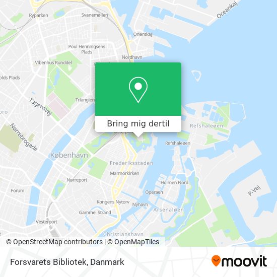 Forsvarets Bibliotek kort