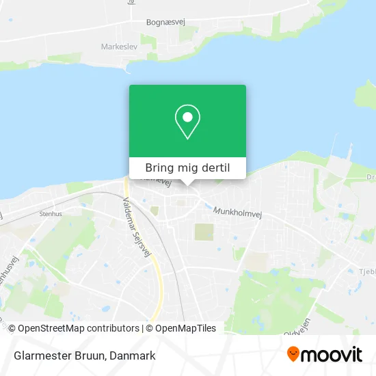 Glarmester Bruun kort