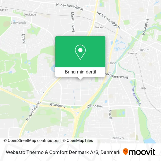 Webasto Thermo & Comfort Denmark A / S kort