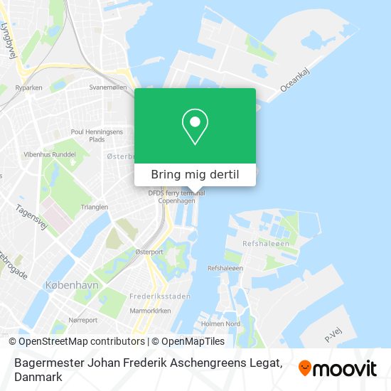 Bagermester Johan Frederik Aschengreens Legat kort