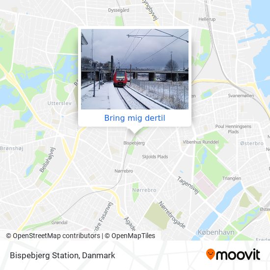 Bispebjerg Station kort