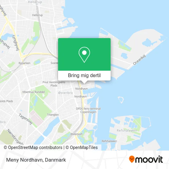 Meny Nordhavn kort