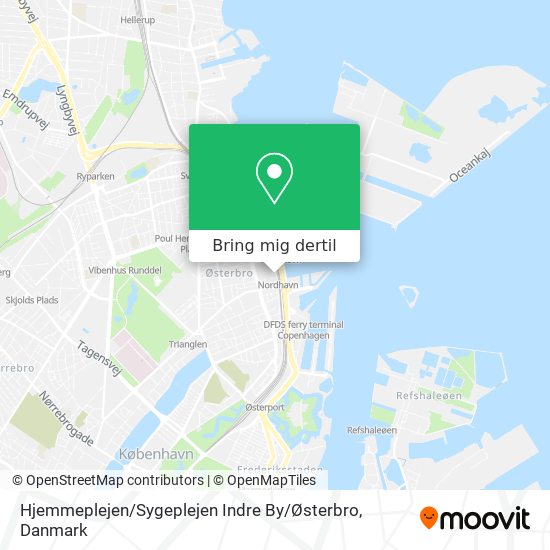 Hjemmeplejen / Sygeplejen Indre By / Østerbro kort