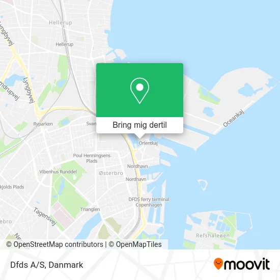 Dfds A/S kort