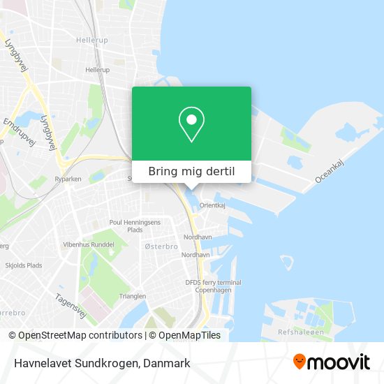 Havnelavet Sundkrogen kort