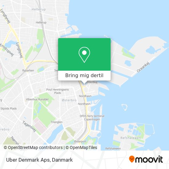 Uber Denmark Aps kort