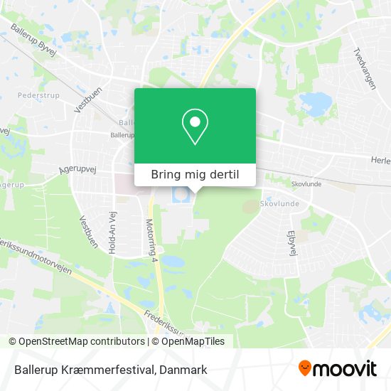 Ballerup Kræmmerfestival kort