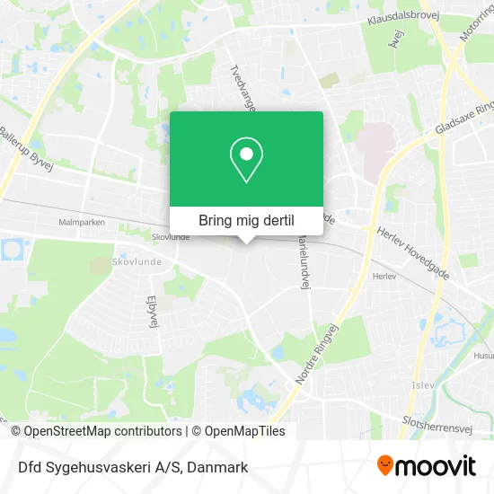 Dfd Sygehusvaskeri A/S kort