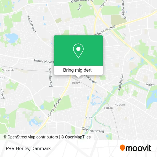 P+R Herlev kort