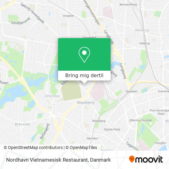 Nordhavn Vietnamesisk Restaurant kort