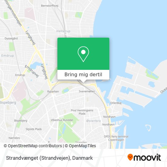 Strandvænget (Strandvejen) kort