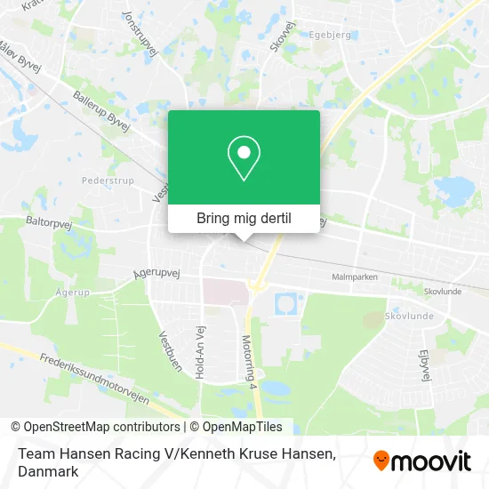 Team Hansen Racing V / Kenneth Kruse Hansen kort