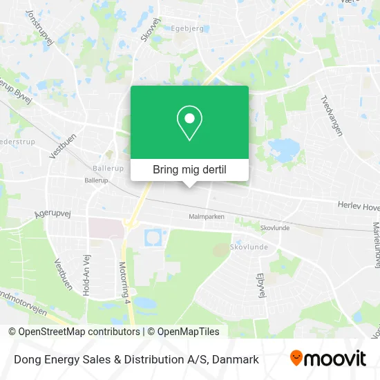 Dong Energy Sales & Distribution A / S kort