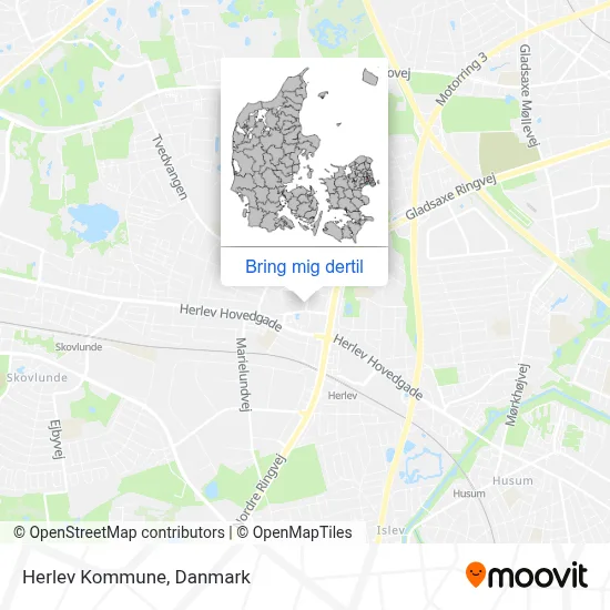 Herlev Kommune kort
