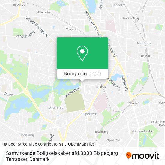 Samvirkende Boligselskaber afd.3003 Bispebjerg Terrasser kort