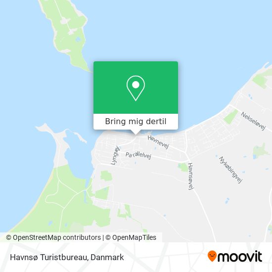 Havnsø Turistbureau kort
