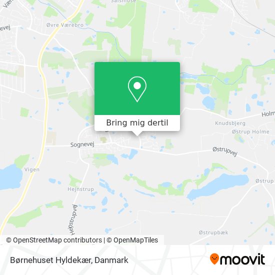 Børnehuset Hyldekær kort
