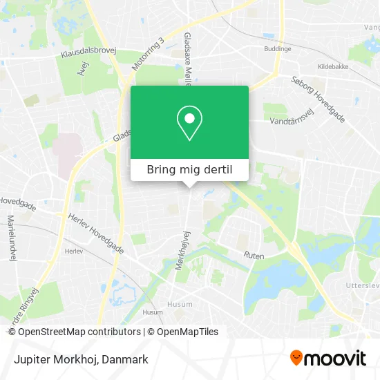 Jupiter Morkhoj kort