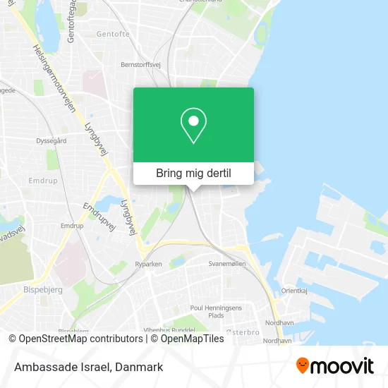 Ambassade Israel kort