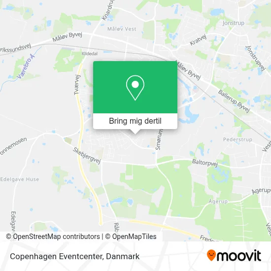 Copenhagen Eventcenter kort