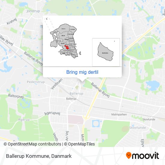 Ballerup Kommune kort