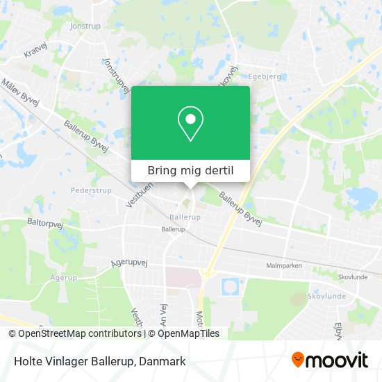 Holte Vinlager Ballerup kort