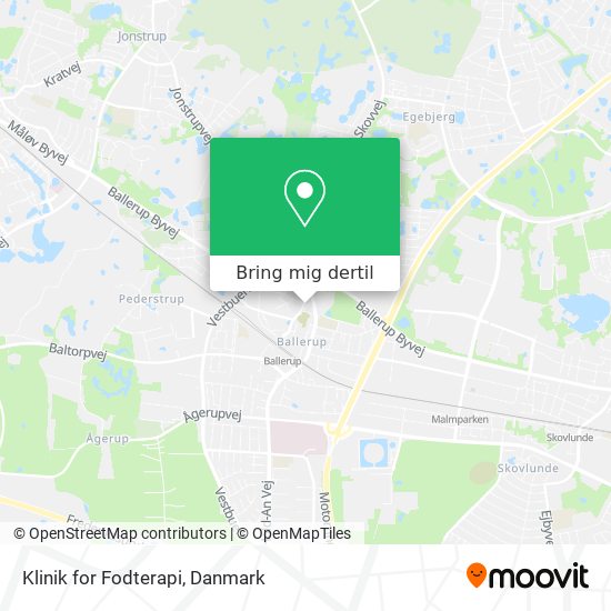 Klinik for Fodterapi kort