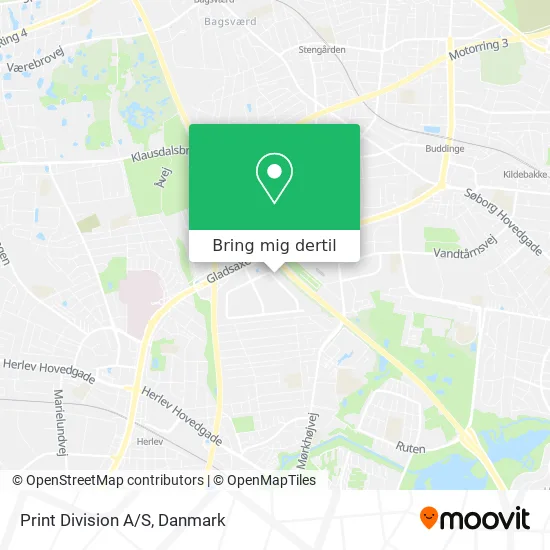 Print Division A/S kort