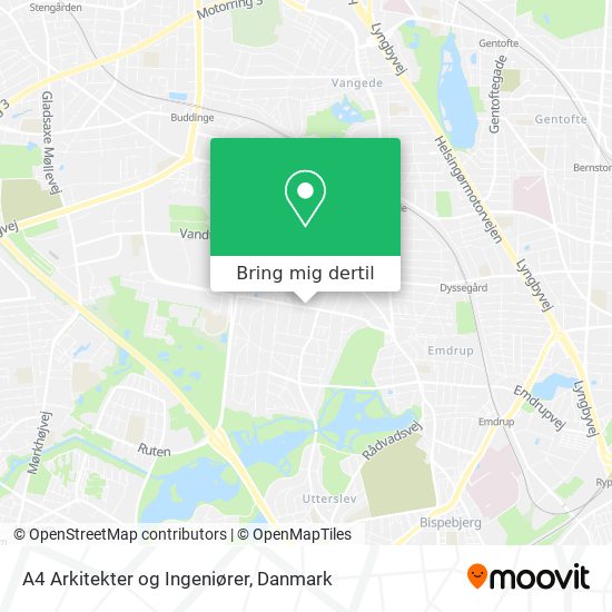 A4 Arkitekter og Ingeniører kort