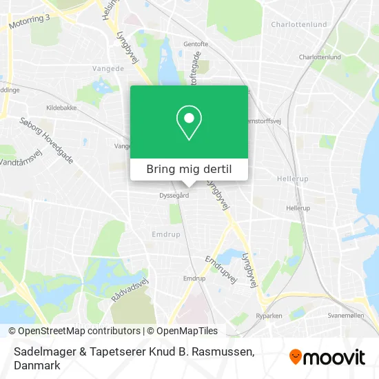 Sadelmager & Tapetserer Knud B. Rasmussen kort