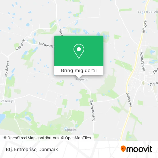 Btj. Entreprise kort