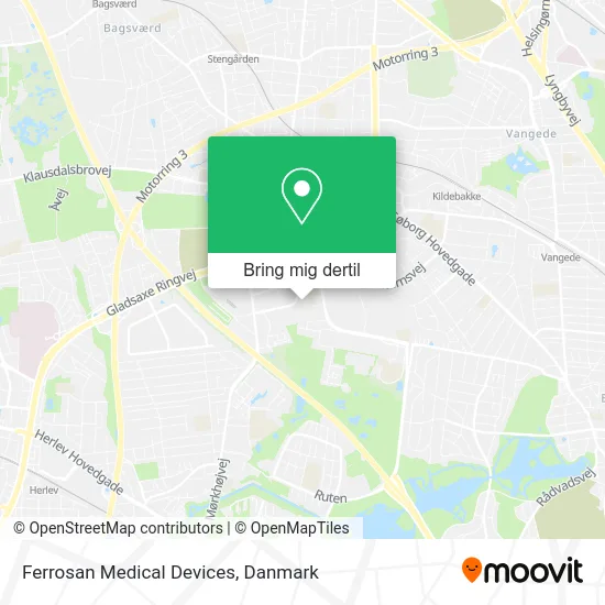 Ferrosan Medical Devices kort