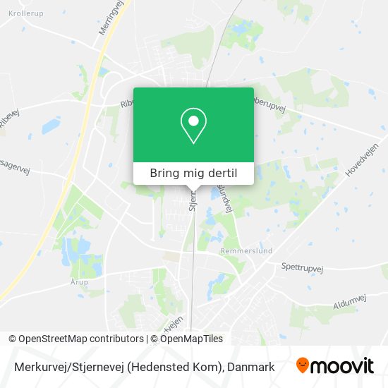 Merkurvej / Stjernevej (Hedensted Kom) kort