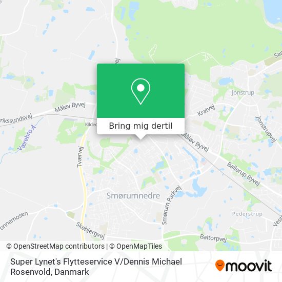 Super Lynet's Flytteservice V / Dennis Michael Rosenvold kort