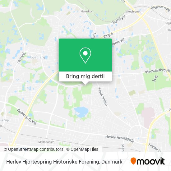 Herlev Hjortespring Historiske Forening kort