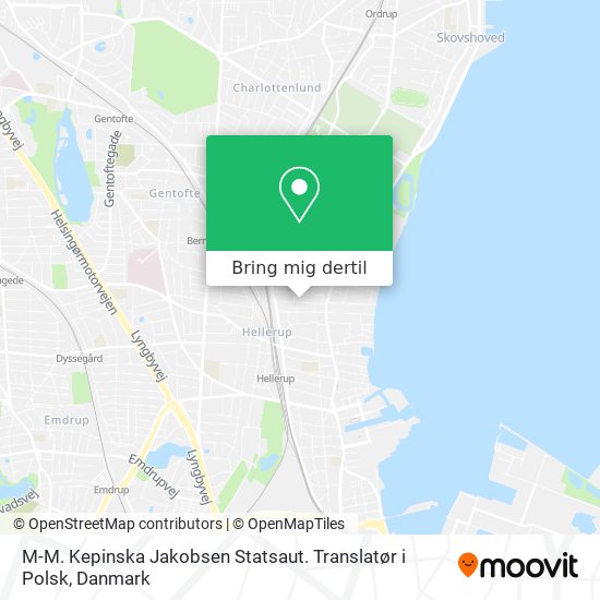 M-M. Kepinska Jakobsen Statsaut. Translatør i Polsk kort