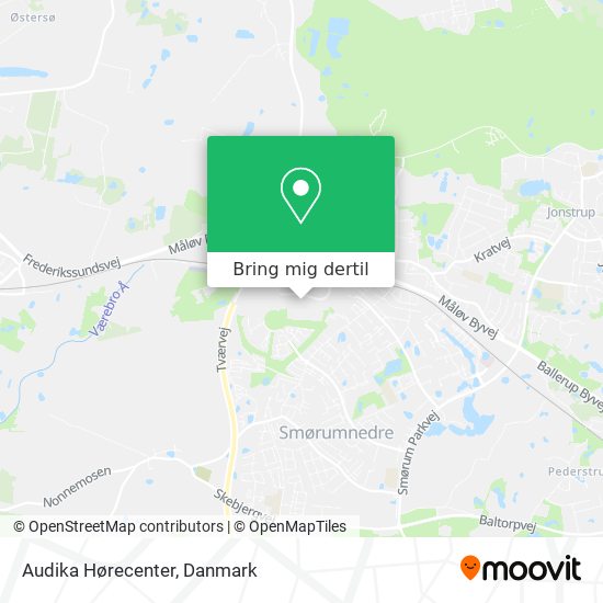 Audika Hørecenter kort