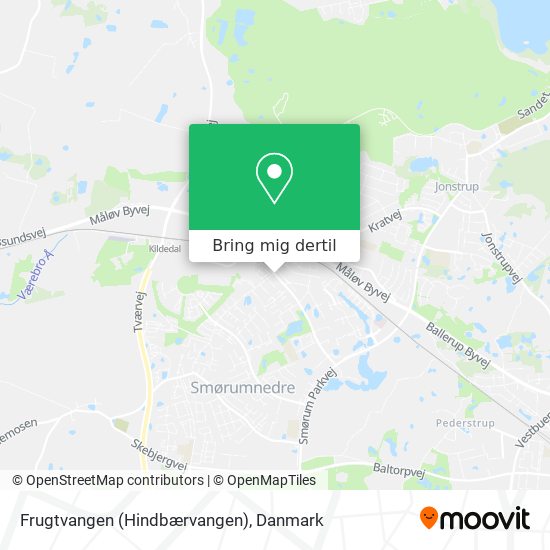 Frugtvangen (Hindbærvangen) kort