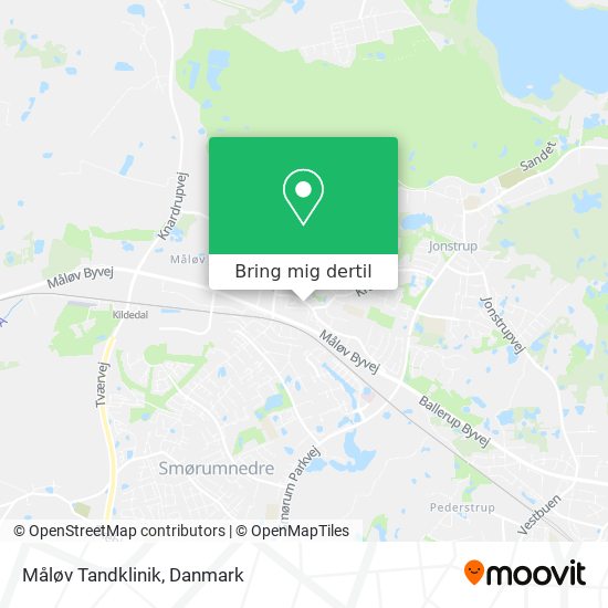 Måløv Tandklinik kort