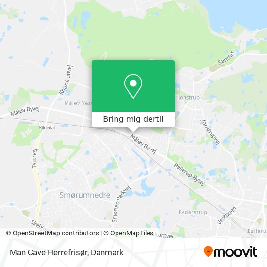 Man Cave Herrefrisør kort