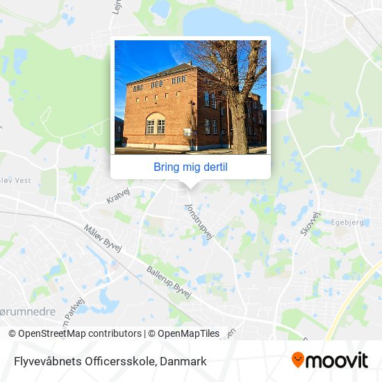 Flyvevåbnets Officersskole kort