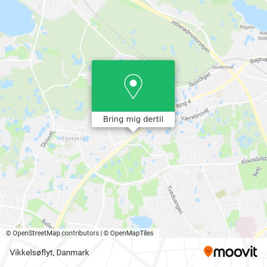 Vikkelsøflyt kort