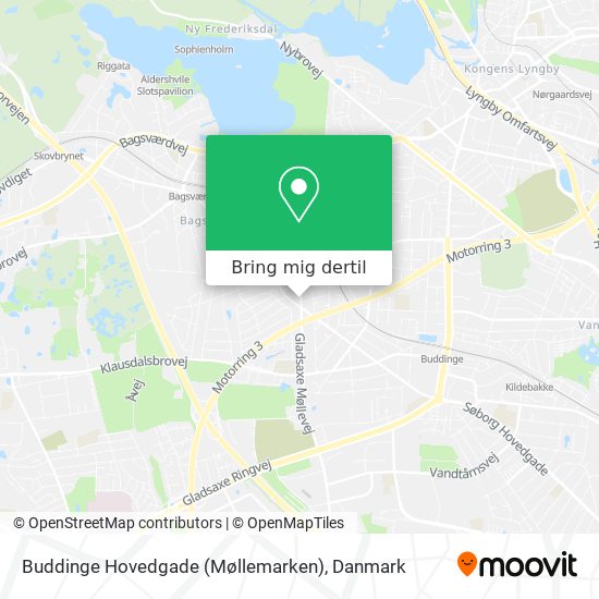 Buddinge Hovedgade (Møllemarken) kort