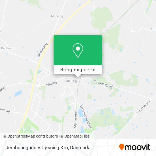 Jernbanegade V. Løsning Kro kort