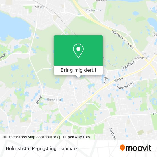 Holmstrøm Regngøring kort