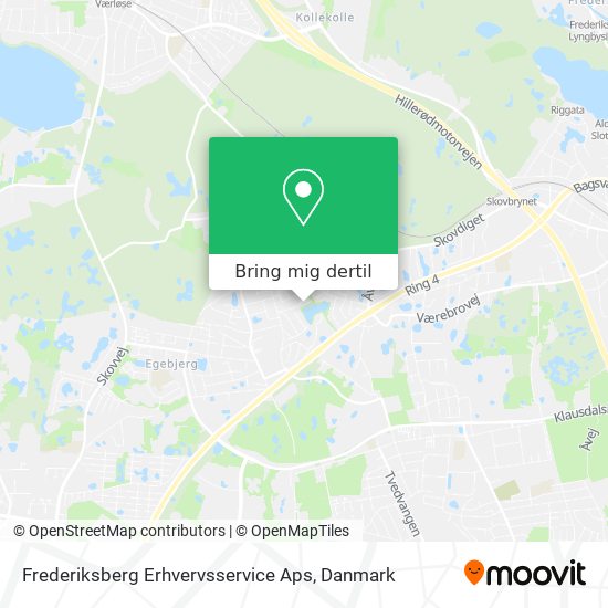 Frederiksberg Erhvervsservice Aps kort