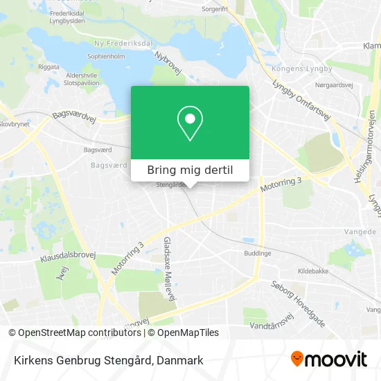 Kirkens Genbrug Stengård kort