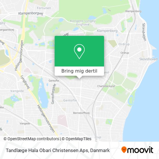 Tandlæge Hala Obari Christensen Aps kort