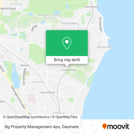 Bg Property Management Aps kort